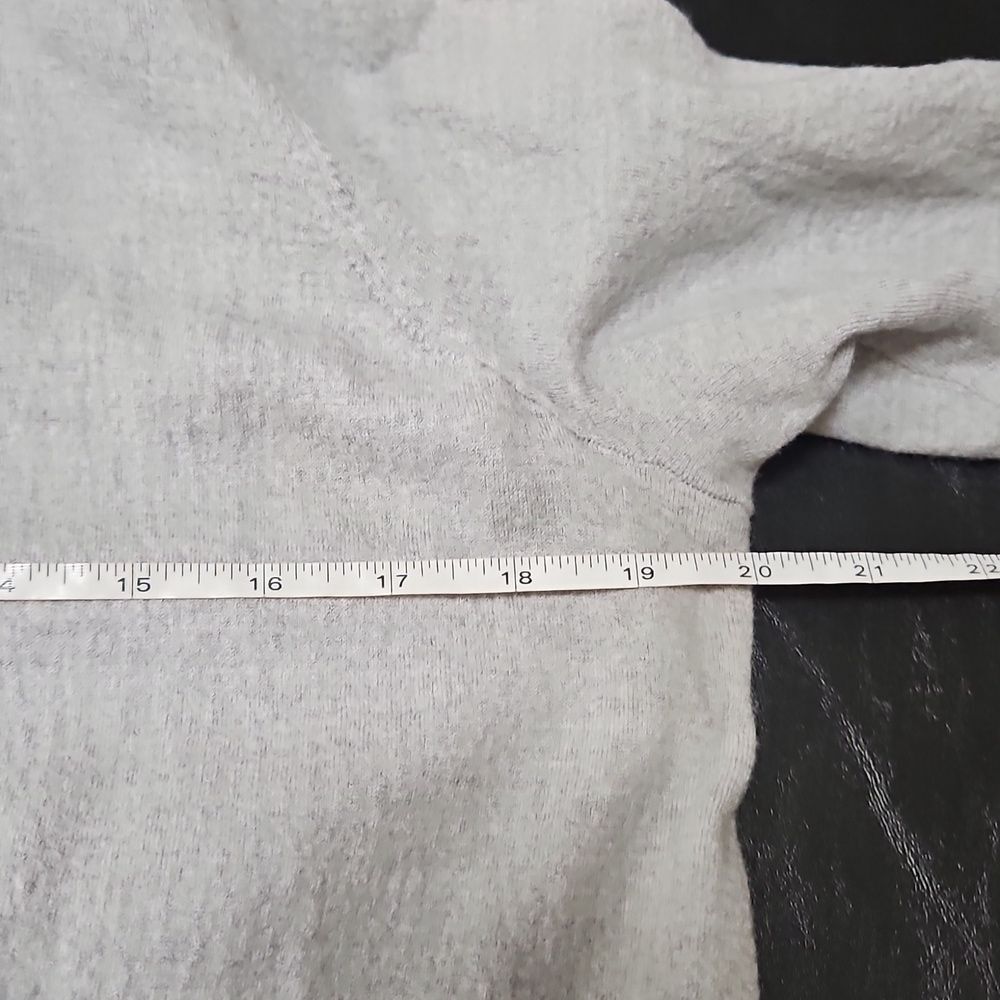 Talbots Womens Gray Elbow Sleeve Pure Merino Wool Cardigan Size 2x* Mature Work - Picture 7 of 10